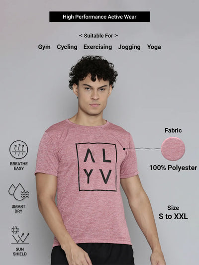 Men’s Max Performance Dry Fit T-shirt (Maroon)