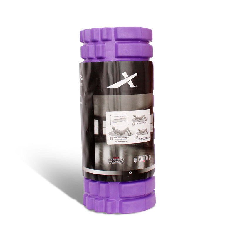 Grid Foam Roller (Length 33 cm |Purple)