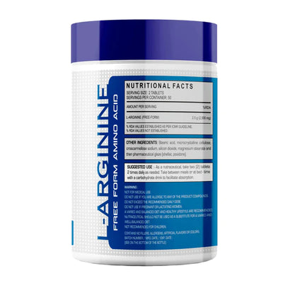 JACK'S NUTRITION L-Arginine 2500mg-100 Tablets |Boosts Stamina | Increases Blood Flow | Nitric oxide Booster | Pre-workout Supplement