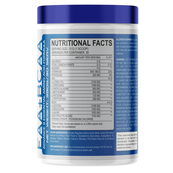 JACK'S NUTRITION EAA+BCAA Intra Workout/Post Workout 30Serving 390gm,10g EAA, 4.4g BCAA & 1.1g Electrolytes, 9 Essential Amino acids for Muscle Recovery & Growth (ORANGE MANGO