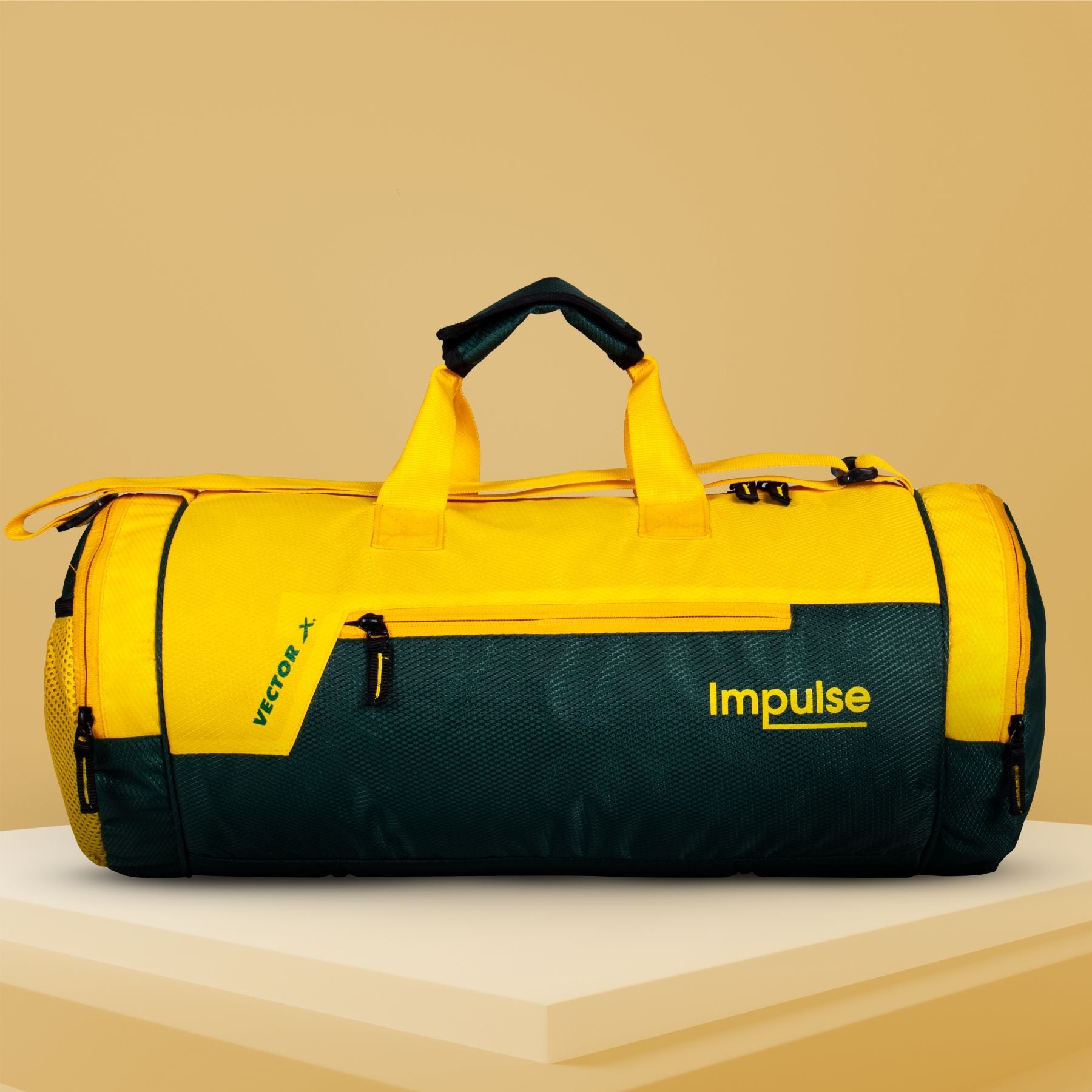 Impulse Gym Bag | Yellow (Kit Bag) – KriyaFit