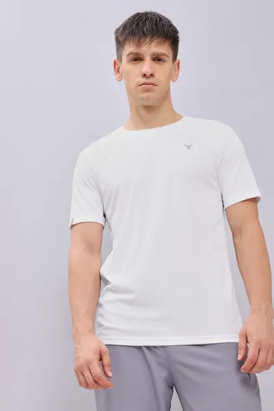 Technosport Mens Active Running T-Shirt OR10 White
