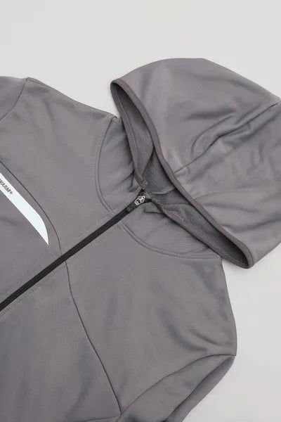 Technosport Men's Active Hooded Fleece Jacket OR78 Iron Grey