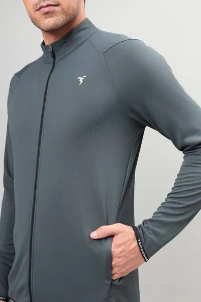 Technosport Men's Active Running Jacket OR80 Dark Carbon