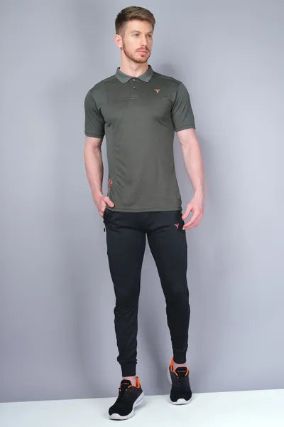 Technosport Mens Active Melange T-Shirt P537 Olive