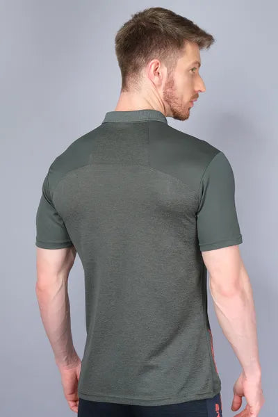 Technosport Mens Active Melange T-Shirt P537 Olive
