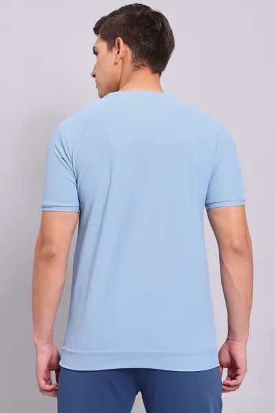 Technosport Men's Active Running T-Shirt P579 SCALE  BLUE