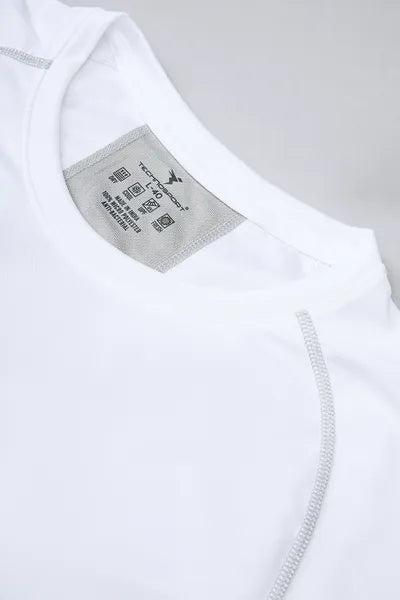 Technosport Mens Basic Crew Neck T-shirt P582 White