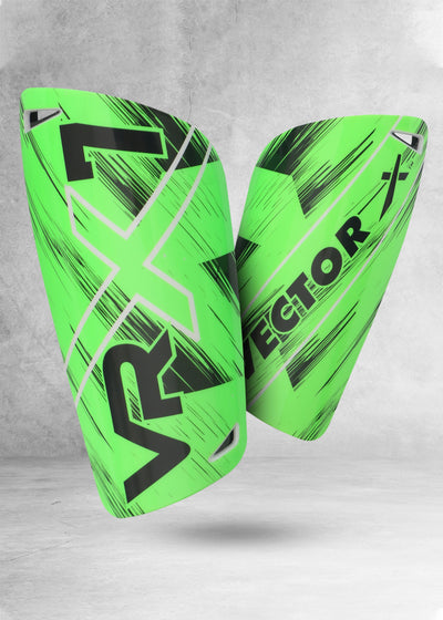 Green VRX7 Football Shin Guard 1 pair (Size - M)