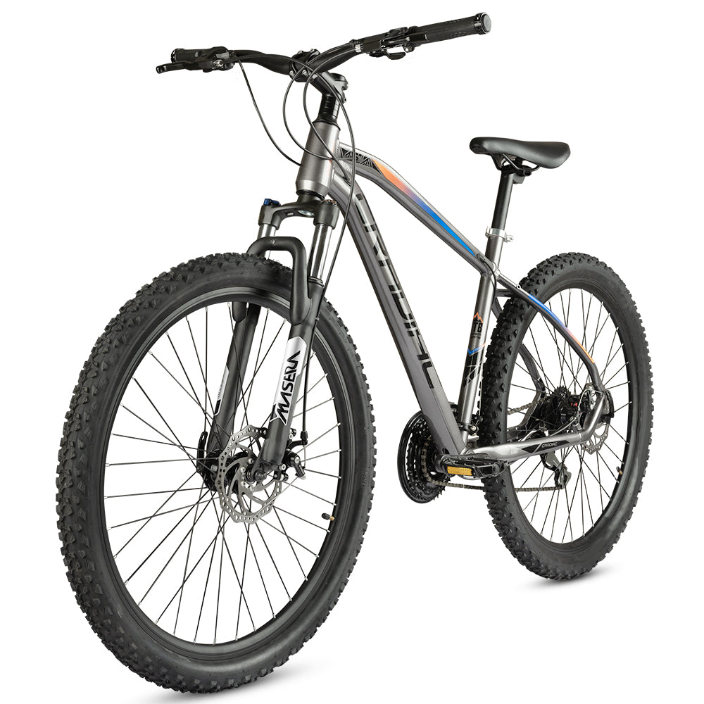 Xc 900 | 6061 Alloy Frame | Shimano Acera | Zoom Lockout Suspension 27.5 T Mountain Cycle (24 Gear | Grey)