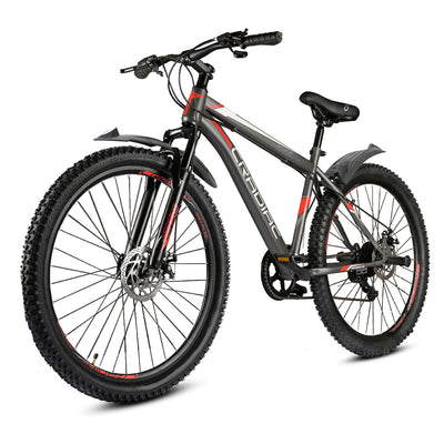 Xplorer 29 7 Gear Shimano| Grey| Double Disc| Suspension|29 Inch Tyre| Cycle| Bicycle 29 T Mountain/ Hardtail Cycle (7 Gear | Grey)