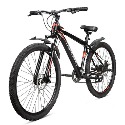 29 7 Gear Shimano| Double Disc| Suspension|29 Inch Tire| Cycle| Boys| Bicycle 29 T Mountain/ Hardtail Cycle (7 Gear | Black)