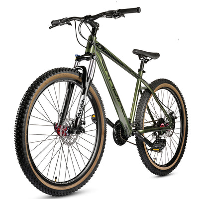 Alpha Pro | 6061 Alloy Frame | Shimano Acera 29 T Mountain Cycle (21 Gear | Green)