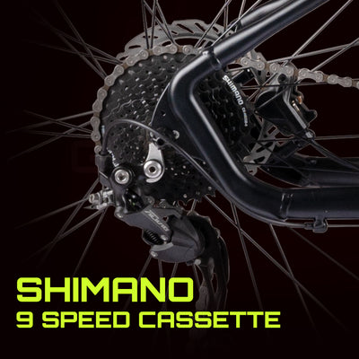 Storm | Shimano Gear | Alivio | 27 Speed | Cassette | Mtb | Alloy 29 T Mountain Cycle (27 Gear, Black)