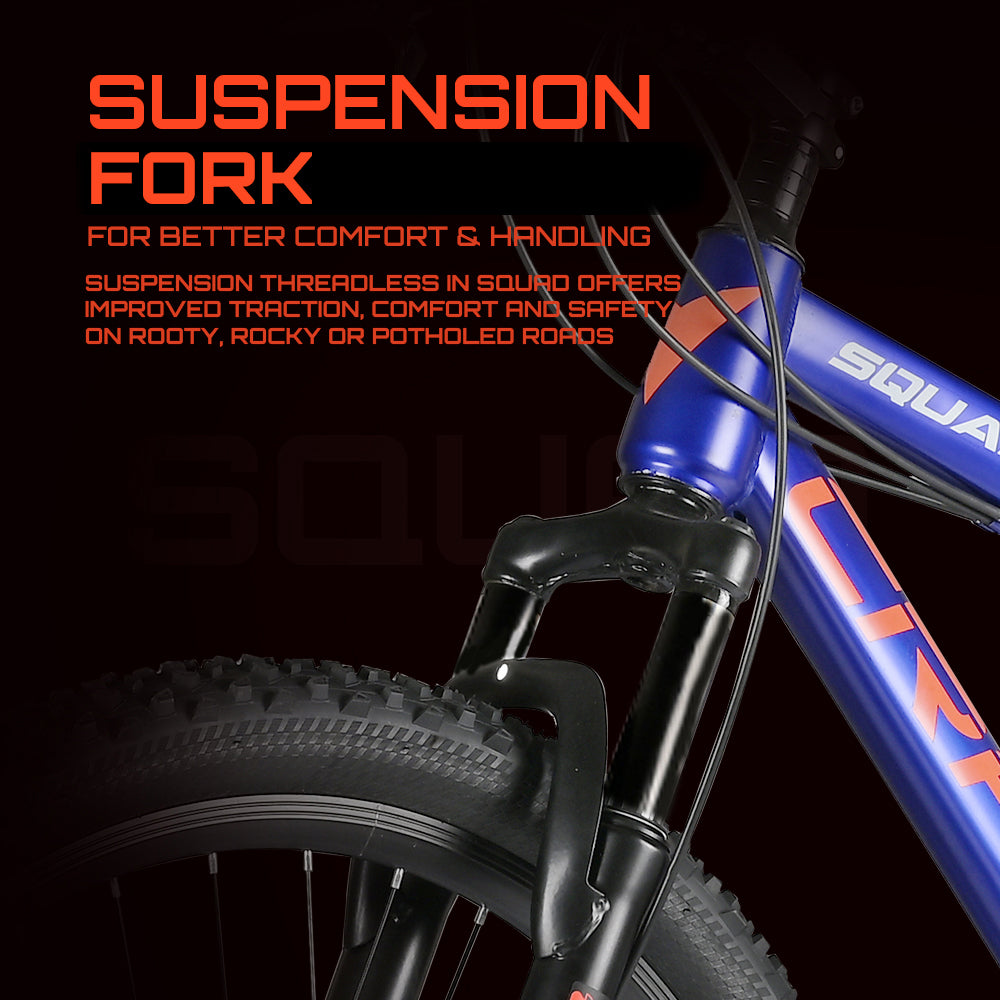 Squad 29 T Mountain/ Hardtail Cycle (21 Gear, Blue, Red)