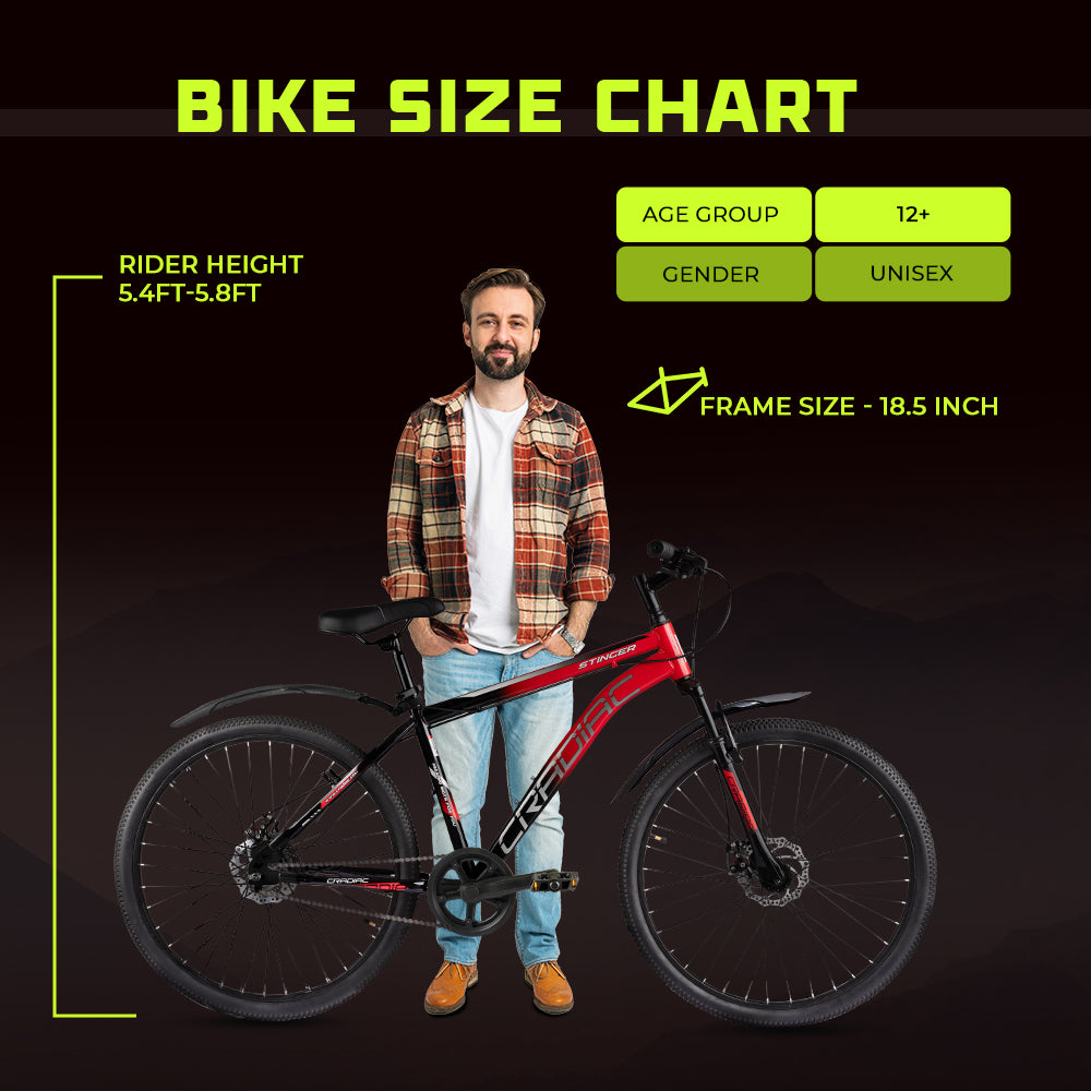 27.5 mountain discount bike rider height