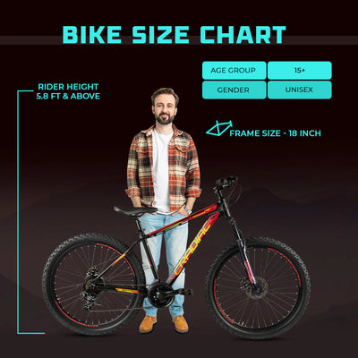 Cradiac Rooster Lite Red 21 Speed