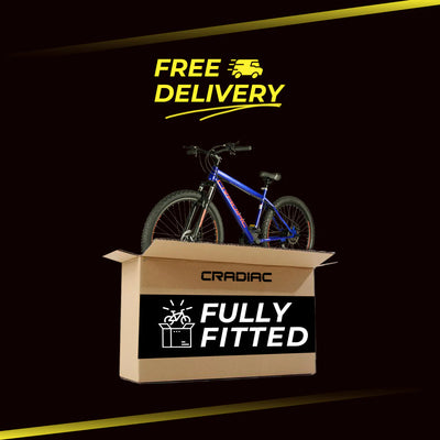 CRADIAC ROOSTER | 6061 ALLOY FRAME | SHIMANO POWERED 29 T Mountain Cycle (21 Gear, Black, Red, Only Front Suspension)