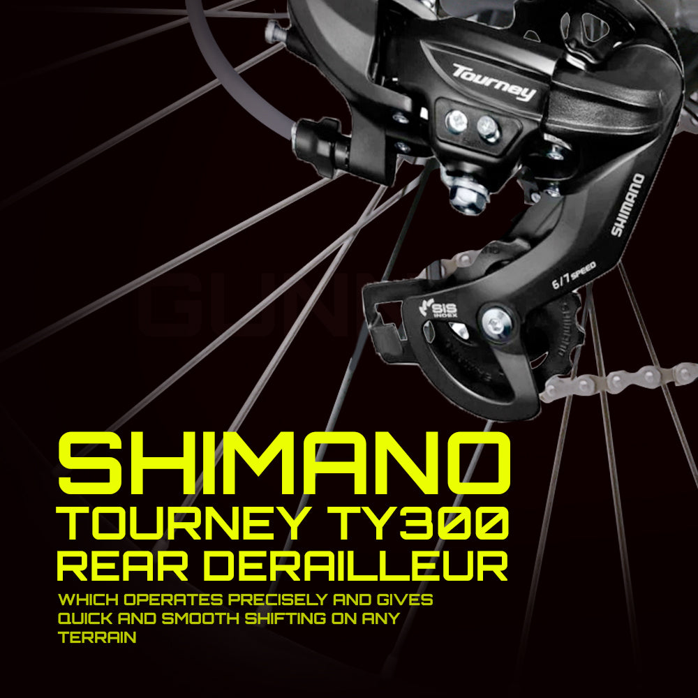 Gunner 700c T Hybrid Cycle/ City Bike (21 Gear, Maroon)