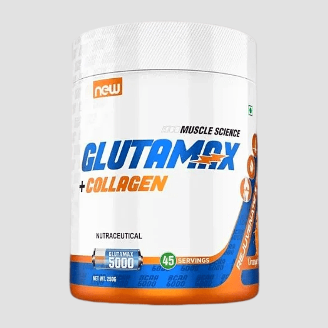 Glutamax Plus Collagen (45 Servings | Orange Flavour)