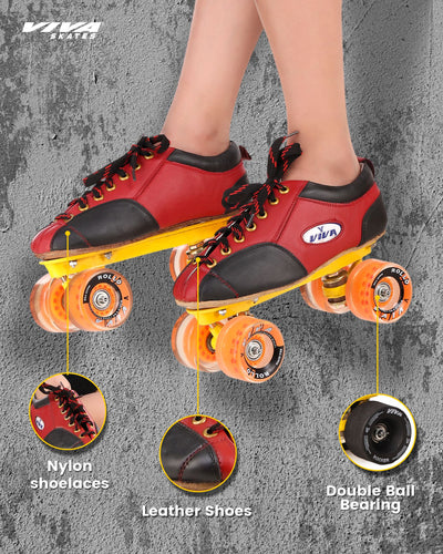 VIVA VS-150-SR Shoe Skates - Size 7 UK (Multicolor)