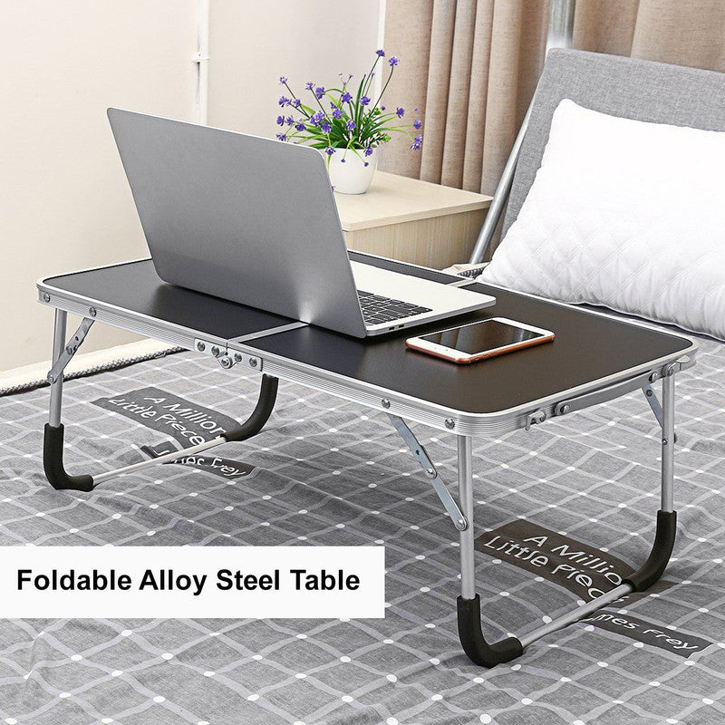 Adjustable Aluminium Folding Table for Indoor & Outdoor Purpose (64 * 41 * 27cms)