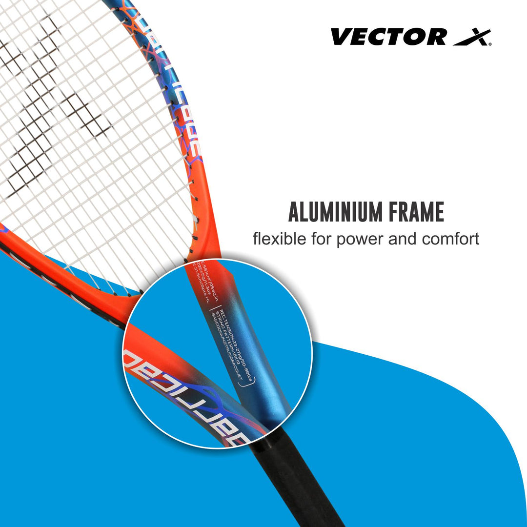 VXT-BARRICADE Multicolor Strung Tennis Racquet (Pack of: 1 | 300 g)