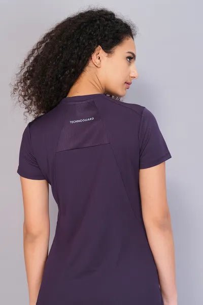 Technosport Women Active Slim Fit T-Shirt W103 Fushia Purple