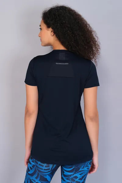 Technosport Women Active Slim Fit T-Shirt W103 Indigo