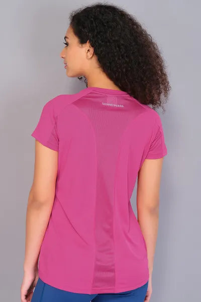 Technosport Women Active Slim Fit T-Shirt W104 Bubble Pink