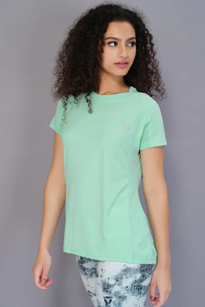Technosport Women Active Slim Fit T-Shirt W104 Mint Green