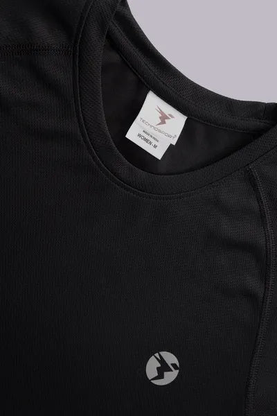 Technosport Women Active Slim Fit T-Shirt W105 Black