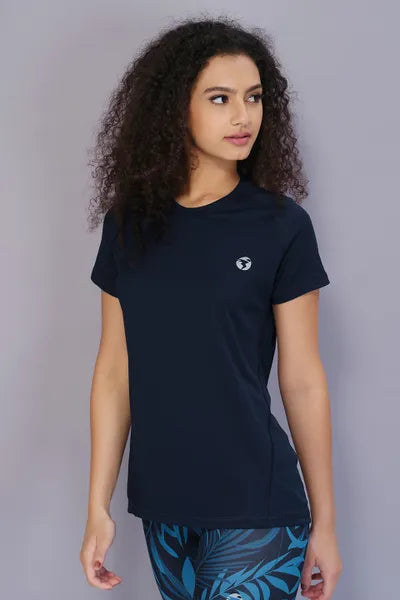 Technosport Women Active Slim Fit T-Shirt W105 Indigo