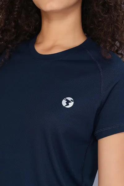 Technosport Women Active Slim Fit T-Shirt W105 Indigo
