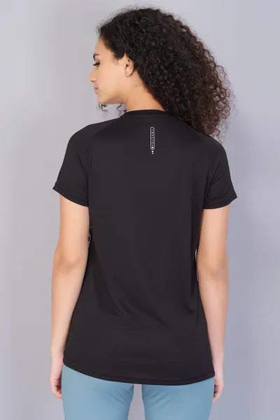 Technosport Women Active Slim Fit T-Shirt W106 Black