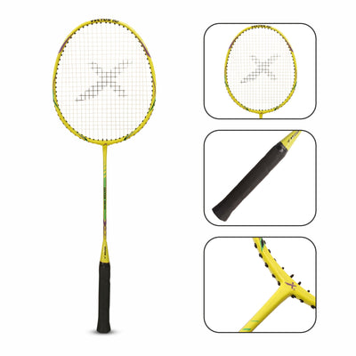 VXB-902 Full Cover Green Strung Badminton Racquet (Pack of: 1 | 90 g)