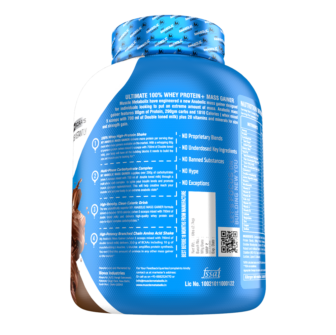 Anabolic Gainer 1Kg Chocolate