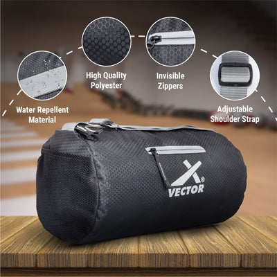 ATTACKER Multipurpose Gym Bag (Black)