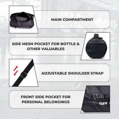 Aivin  Attract Pro Basic Duffel Bags - Black