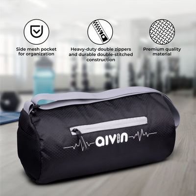 Aivin  Attract Pro Basic Duffel Bags - Black/Grey