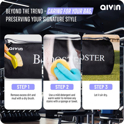 Aivin  Booster Basic Duffel Bags - Black/Grey