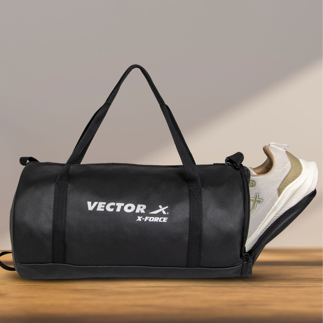  25 L Gym Duffel Bag - X-Force Gym Duffle Bag - Black