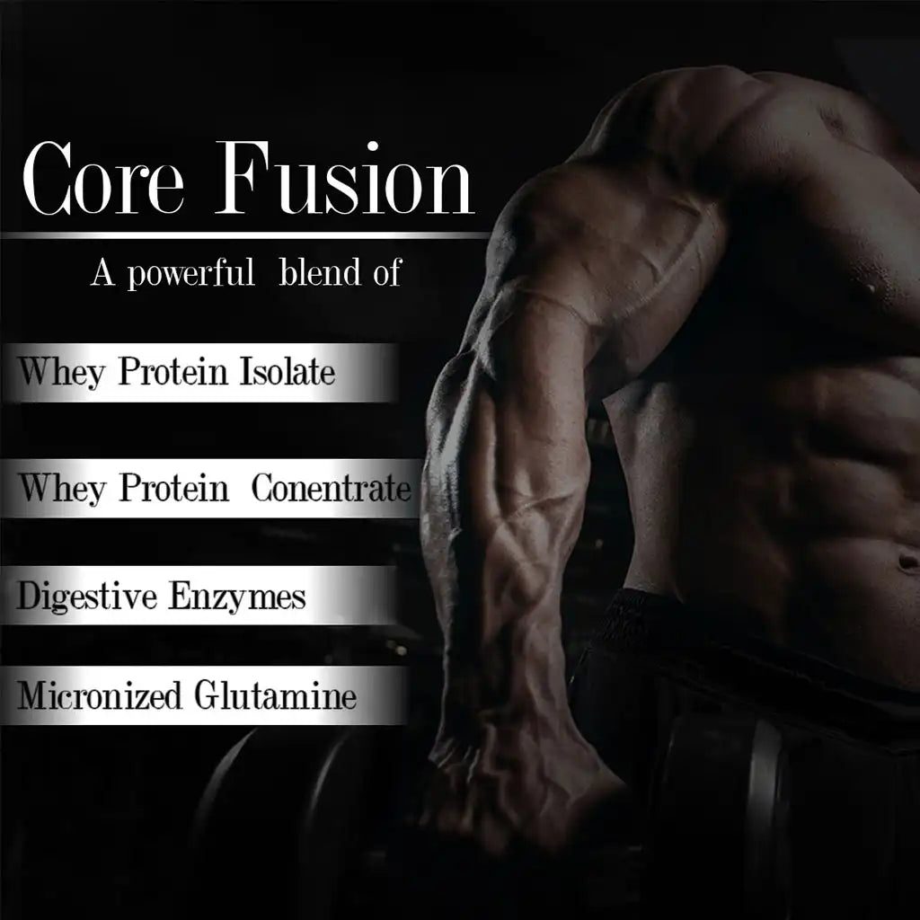 Core Fusion Whey Protein (1 Kg | 28 Servings ) - Chocolate - 1kg
