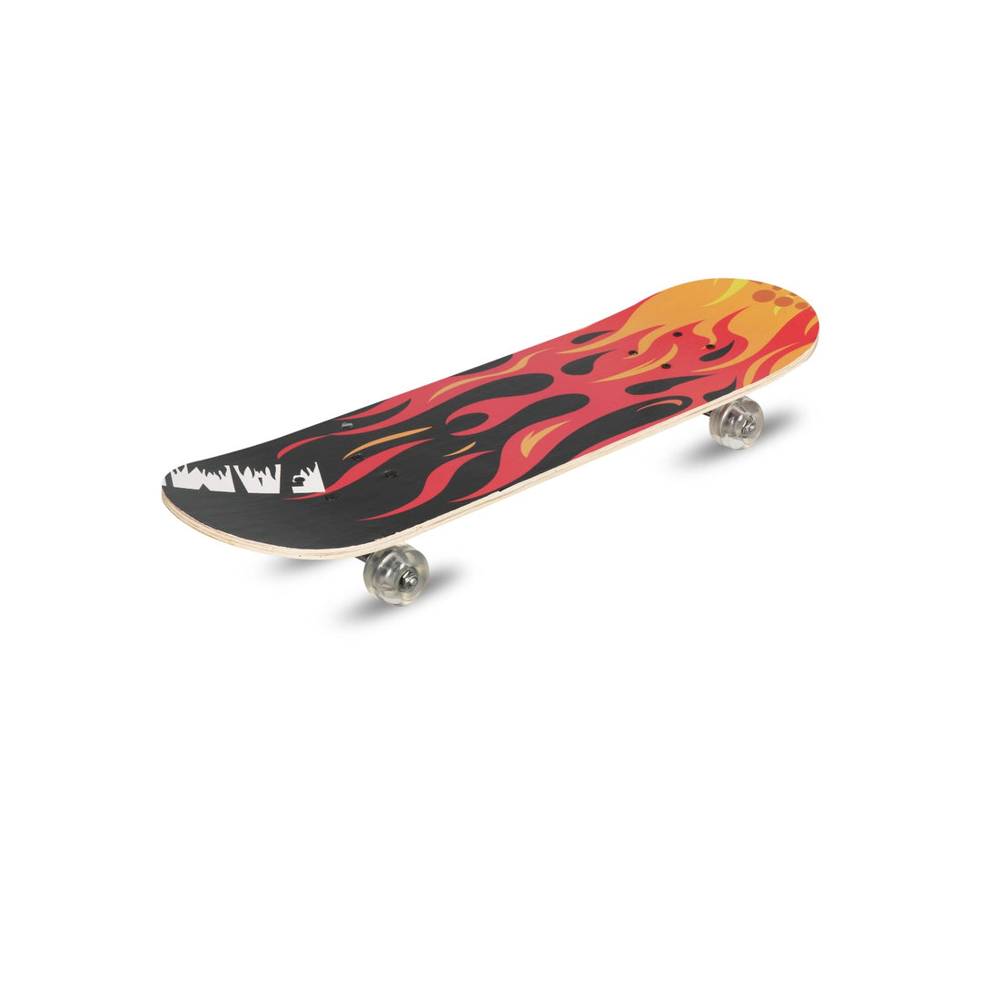 Furious Fire 28 Inch 7.5 inch x 5 inch Skateboard (Multicolor | Pack of 1)