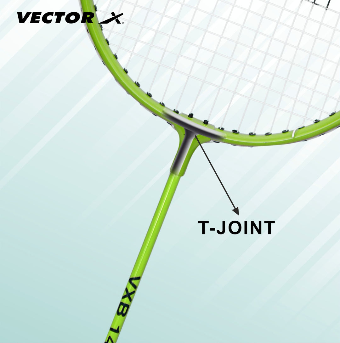 VXB-140 Full Cover Green Strung Badminton Racquet (Pack of: 1 | 90 g)