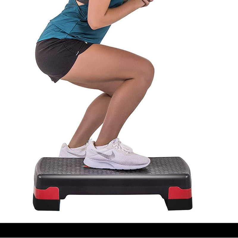 ALYV Level Adjustable Aerobic Exercise Stepper Non-Slip Textured