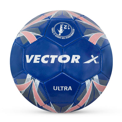 Ultra - Machine Stitched Football | Size - 5 | Suitable Without Grass/International Match Ball/Soccer Balls/Football - Blue