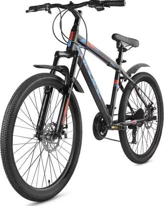 Globetrotter 21 Speed 26 T Mountain Hardtail Cycle 21 Gear Black KriyaFit