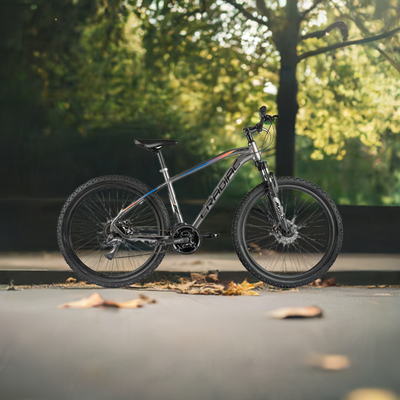 Xc 900 | 6061 Alloy Frame | Shimano Acera | Zoom Lockout Suspension 27.5 T Mountain Cycle (24 Gear | Grey)