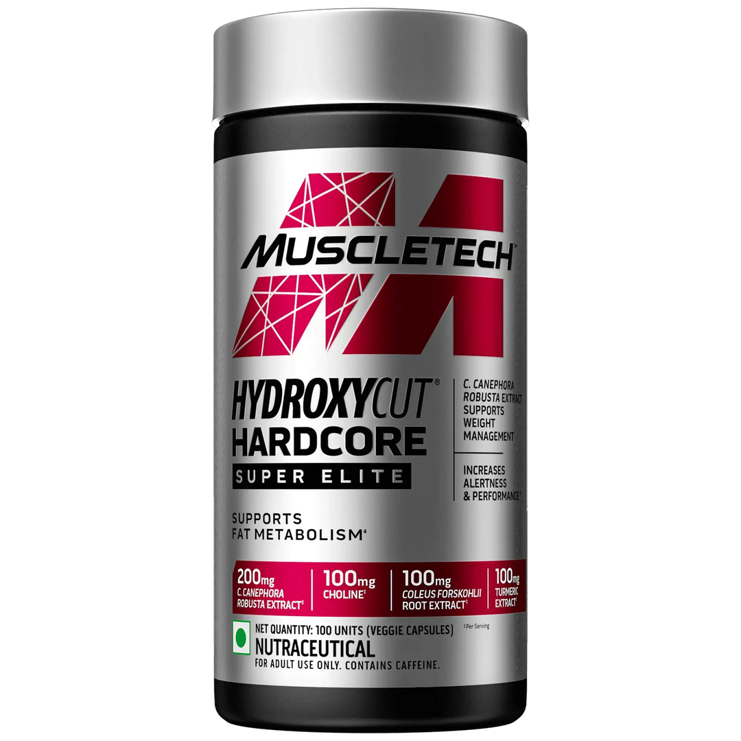 MuscleTech Hydroxycut Hardcore Elite |Pack of 100 Capsules